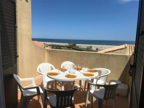 Maison T2 à Port Leucate, face à la mer, 4 couchages, parking privé, TV, lave-linge, commerces à 400m - FR-1-81-55